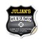 Signmission Julian's Garage I Can Fix Everything But Stupid, 18 Inch X 18 Inch, Vinyl Decal SHI-D-18-490-JULIAN - alternate 1