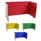 Flipside 12 x 48 Study Carrel Primary Color Assortment Corrugated Pack of 24 60045 - alternate 1