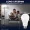 Luxrite A19 LED Light Bulb 100 Watt Equivalent, 4000K Cool White, 1500LM, Non-Dimmable, Standard, 8PK LR21543 - alternate 6