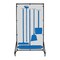5S Supplies Housekeeping Shadow Board Broom Station V9, Gray / Blue, Broom, No Text HSB-V9-GRAY/BLUE-BO-NO TEXT - alternate 1