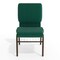 Flash Furniture Fabric Church Chair w/Book Rack, Green XU-CH-60096-GN-BAS-GG - alternate 10