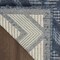 Homeroots 2' X 4' Navy Blue And Ivory Geometric Indoor Outdoor Area Rug 573841 - alternate 8