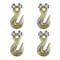 Tie 4 Safe G70 5/16'' Clevis Grab Hooks Tow Chain Hook Flatbed Truck Trailer Tie Down, 4PK FH406-516-4 - alternate 1