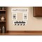 Homeroots Kitchen Print 33x8 and Mug RackHorizonal 27x8x3 White Framed Print Kitchen Wall Art, 4PK 406669 - alternate 2