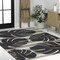 Jonathan Y Allison Classic Beach Stripe and Monstera Leaf Black/Beige 3 ft. x 5 ft. Indoor/Outdoor Area Rug TSN400A-3 - alternate 7
