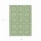 Homeroots 3' X 5' Green And Ivory Geometric Washable Indoor Outdoor Area Rug 610805 - alternate 7