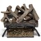 Bluegrass Living Vented Natural Gas Fireplace Log Set - 18 in. Rustic Oak, 45,000 BTU, Match Light BVL18-3 - alternate 3