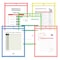 C-Line Products 9" x 12" Assorted Stitched Neon Shop Ticket Holders, 10/BX 43920 - alternate 6
