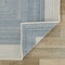 World Rug Gallery Contemporary Braided Weather Resistant Reversible Indoor/Outdoor Rug 2 ft x 7 ft Blue WR112BLUE2X7 - alternate 7