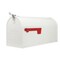 Architectural Mailboxes Admiral Large Aluminum Post-Mount, Textured White ADM16WAM - alternate 1