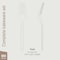 Bakkenmaster Disposable Cutlery Set Heavy-Duty BPA-Free Plastic Forks, Reusable and Heat-Resistant, 180PK BK-180CF - alternate 8