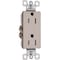 Legrand Straight Blade Receptacle, 5-15R, 15 A, 125V AC, 2 Pole, 3 Wire, Flush Mount, Grounded 885TRNICC12 - alternate 1