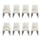Manhattan Comfort 8-Piece Beever Dining Chair and Arm Chair in Cream 8-DC103-CR - alternate 7