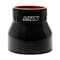 Hps Performance 1 in - 2 in ID x 3 in L, 4-Ply High Temp Silicone Straight Reducer Coupler Hose Connector, Black HTSR-100-200-BLK - alternate 1