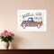 Homeroots All Hearts Come Home for Love Truck 2 White Framed Print Wall Art 407585 - alternate 5