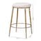 Baxton Studio Jessa Counter Stool with Hand-Forged Metal Frame 270-14727-ZORO - alternate 7