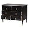 Baxton Studio Tamra Black Wood Chest with Drawers 264-14388-ZORO - alternate 6