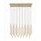 Z-Lite Forest 23 Light Linear Chandelier, Modern Gold, 54 In W 919MP24-23L-MGLD-LED - alternate 5