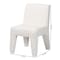Baxton Studio Helios Boucle Dining Chair Set of 2 - Armless Upholstered Accent Chair, White, Minimalist Design 259-2PC-14192-ZORO - alternate 7