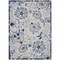 Homeroots 7' X 10' Blue Gray And Navy Blue Floral Indoor Outdoor Area Rug 546688 - alternate 7