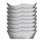 Mytee Products 5 ft x 5 ft Drain Tarp - Roof Ceiling Leak Drip Diverter Tarp Heavy Duty - White, 8PK DD5-5-Whitex8 - alternate 8