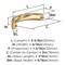 Amerock Parabolic 3 inch (76mm) Center-to-Center Champagne Bronze Cabinet Pull, 25PK 25VMP37345CZ - alternate 4