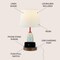 Jonathan Y Houston 17.5" Coastal Style Iron/Resin Rocket LED Kids' Table Lamp w/Phone Stand and USB Charging Po JYL6310A - alternate 8