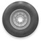 Steel Master 13x4.5 5 on 4.5 Bolt Modular Black 599583SBSIL - alternate 1