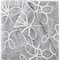 Homeroots Set of Two 96"  Silver Floral Embroidered Window Panels, 2PK 473417 - alternate 5