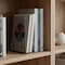 Acrimet Clear Plastic Bookends 1 Pair, Book Holder (Clear Smoke), 2PK 290.2 - alternate 5