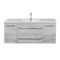 Cutler 48 in Kato Wall Hung Vanity SOHO w/top FV-SOHO48 - alternate 1