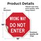 Signmission Wrong Way Do Not Enter, 18 Inch X 18 Inch, Vinyl Decal OC-D-18-345 - alternate 4