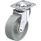Blickle Swivel Plate Caster, Gry Nylon, 6", 880 lb. LEH-POG 150K-14 - alternate 1