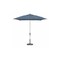 Treasure Garden 7.5 ft Square Patio Umbella, aluminum, fiberglass ribs, outdoor, Striato Marlin UM847SQ-SS 7947 Striato Marlin - alternate 1