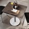 Flash Furniture Bennett 24 in x 30 in Solid Wood Indoor Tabletop in Dark Brown with 18 in Round Dining Height GSF-REC2430-DKBRN-TR18S-GG - alternate 7