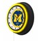 Holland Bar Stool University of Michigan 19 Double Neon Wall Clock Clk19BK - alternate 5
