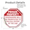 Signmission Private Property Trespassers Will B, 4 inch X 4 inch, Vinyl Decal, 2PK OC-D-2PACK-4-144 - alternate 4