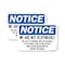 Signmission We Are Not Responsible for Loss of Personal Items or Va, 18'' X 24'', Heavy Gauge Aluminum, 2PK A-1824-2PACK-22706 - alternate 1