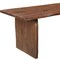 Homeroots 72" Brown Solid Wood Double Pedestal Base Dining Table 635857 - alternate 13