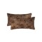 Homeroots Set of Two 12" X 20" Brown Faux Fur Lumbar Throw Pillows, 2PK 544573 - alternate 8