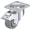 Blickle Swivel Plate Caster, Gy Nyln, 3-1/8", Brake, Caster Load Rating Range: Heavy-Duty LH-SPOG 80K-14-FI - alternate 1