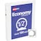 Avery Round Ring View Binder, 1/2", White 05706 - alternate 7