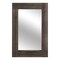 Homeroots 36" Brown Wood Framed Standing Mirror 565125 - alternate 1