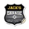Signmission Jack's Garage I Can Fix Everything But Stupid, 18 Inch X 18 Inch, Vinyl Decal SHI-D-18-490-JACK - alternate 1