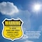 Signmission 24 Hour Surveillance Shield Sign Warning, 4 inch X 4 inch, Vinyl Decal, 2PK SHI-D-2PACK-4-354 - alternate 4
