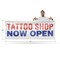 Signmission Tattoo Shop Now Open, 48 Inch x 120 Inch, Vinyl Banner B-120-30881 - alternate 5