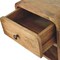 Homeroots 12" Beige Solid Wood Square One Drawer Floating Nightstand 651485 - alternate 15