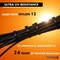 Kable Kontrol Nylon 12 Solar Cable Ties, 4in Long, 18 lbs Tensile Strength, Black, 100PK CTN12-04-18-100-BK - alternate 5