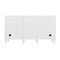 James Martin Vanities Vanity, without top, Bright White, 59.88 in W x 23.5 in D,  424-V60D-M-BW - alternate 4