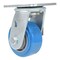 Vestil Polyurethane Swivel Caster 4 In. Diameter x 2 In. Width 617 Lb. Capacity Light Blue/Gray CST-KB-4X2PUP-S - alternate 7